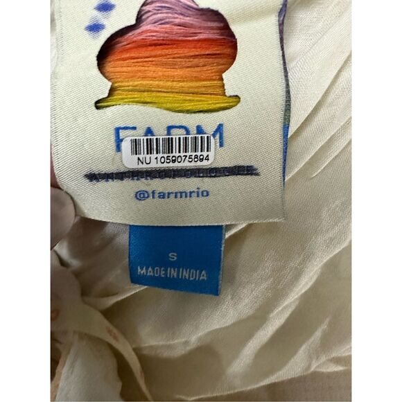 Farm Rio x Anthropologie V-Neck Floral Chiffon Maxi Dress - Picture 11 of 11